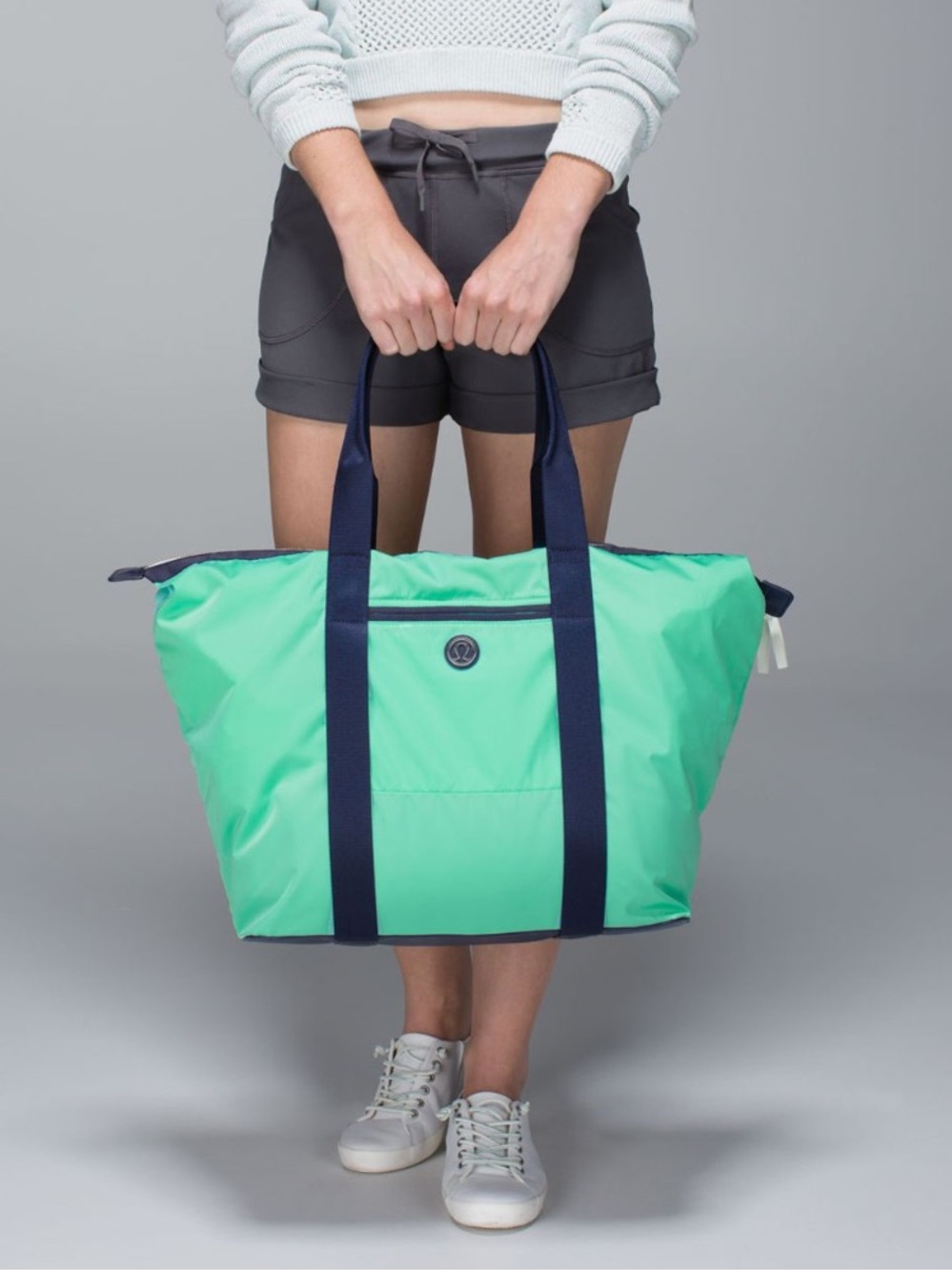lululemon athletica All Day Asana Tote Blue Straps yoga casual versatile